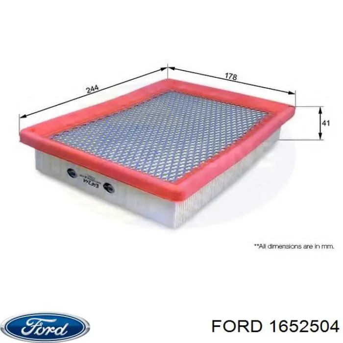 Купить 1652504 Ford Радиатор водяной