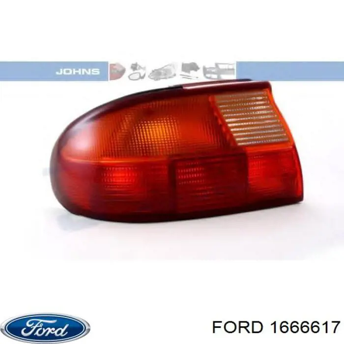 Lanterna traseira esquerda para Ford Mondeo (GBP)