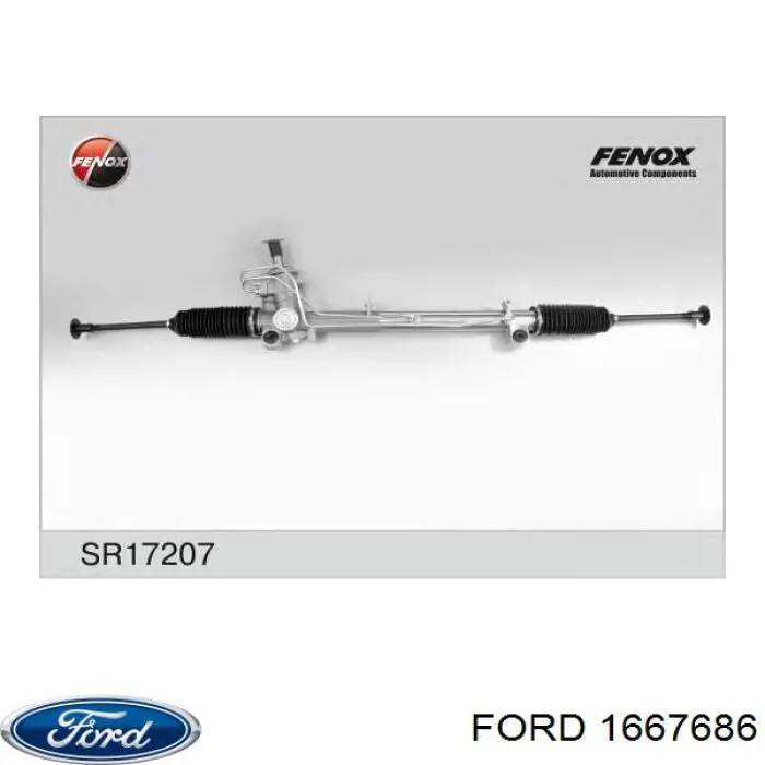 Реечный рулевой механизм Ford 1667686 цена, от 215.86 USD