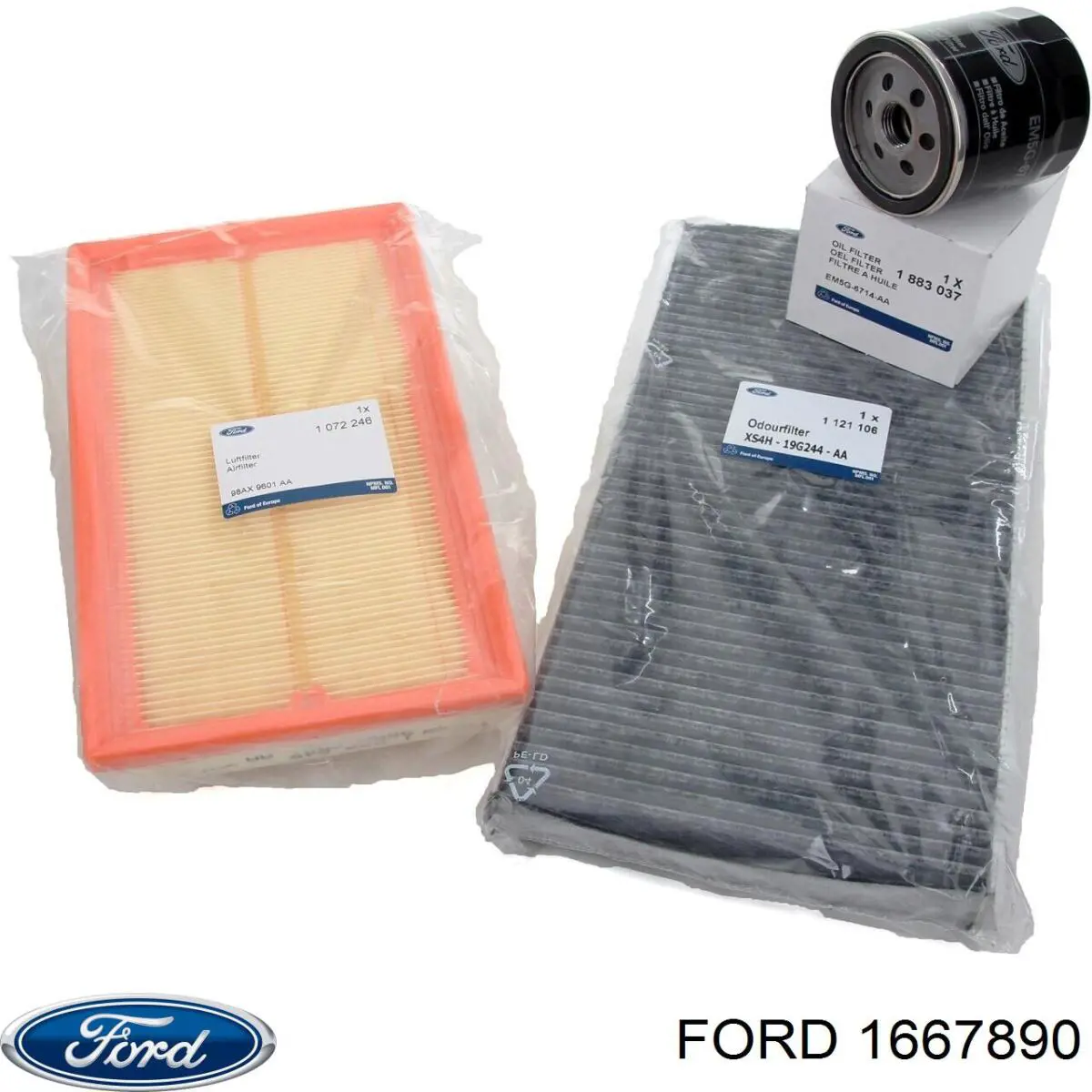 1667890 Ford Масляный фильтр двигателя