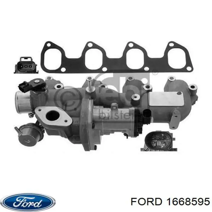 Клапан EGR рециркуляции газов Ford 1668595