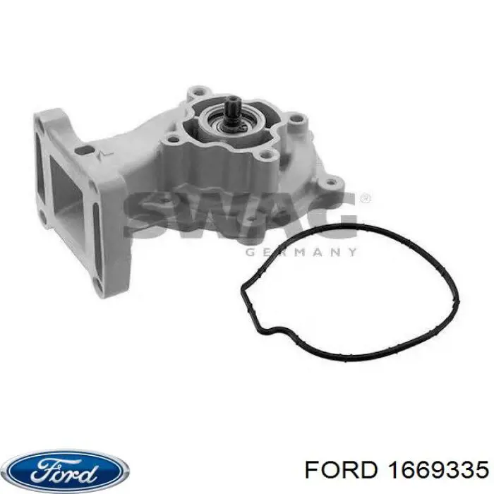 Помпа водяная, (насос) охлаждения, в сборе с корпусом Ford 1669335 цена, от 67.99 USD
