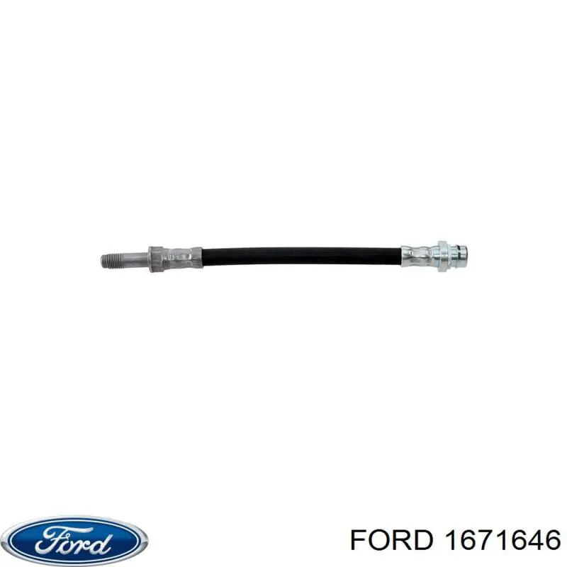 Купить 1671646 Ford Шланг тормозной передний