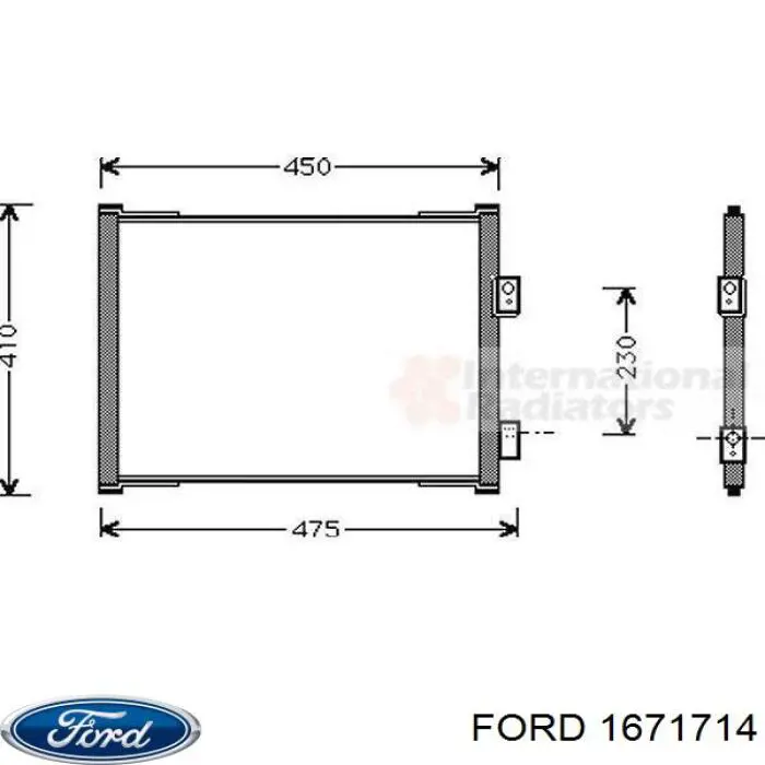 1671714 Ford Конденсатор