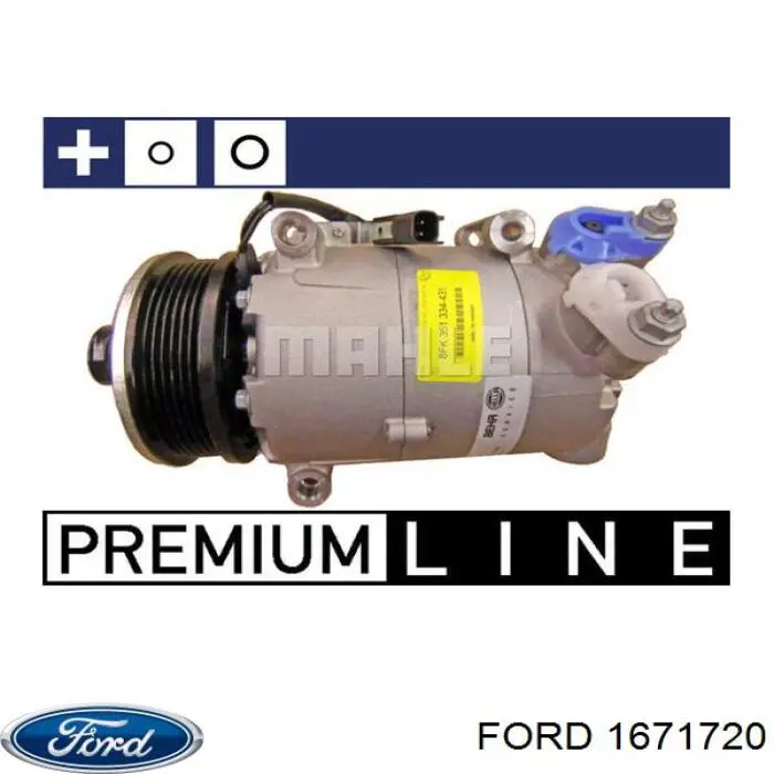 Компрессор системы кондиционирования Ford 1671720 цена, от 152.03 USD