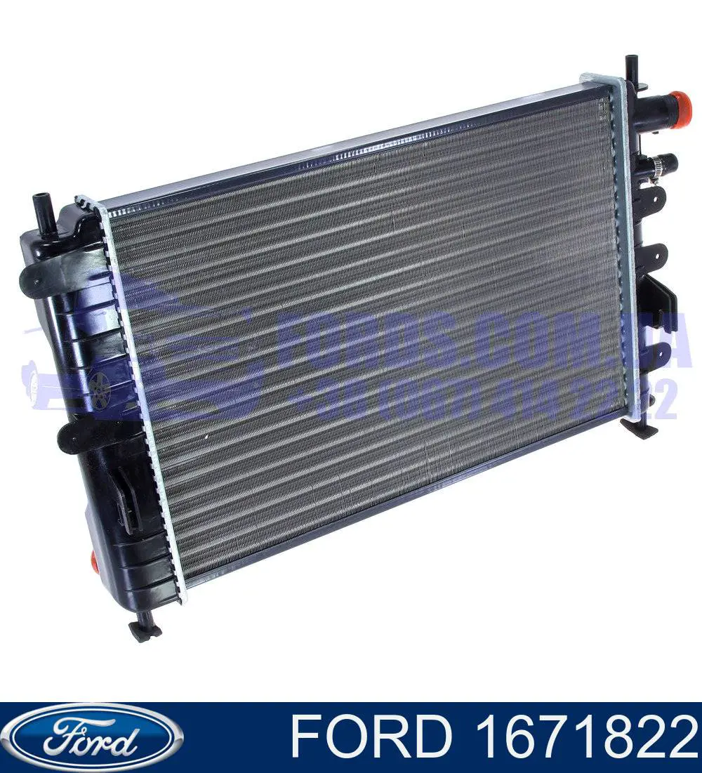1671822 Ford радиатор