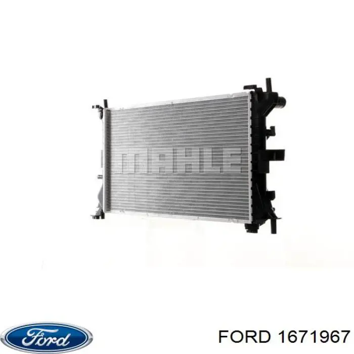 Радиатор охлаждения двигателя Ford 1671967 цена, от 72.46 USD