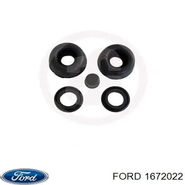 Радиатор кондиционера 1672022 Ford