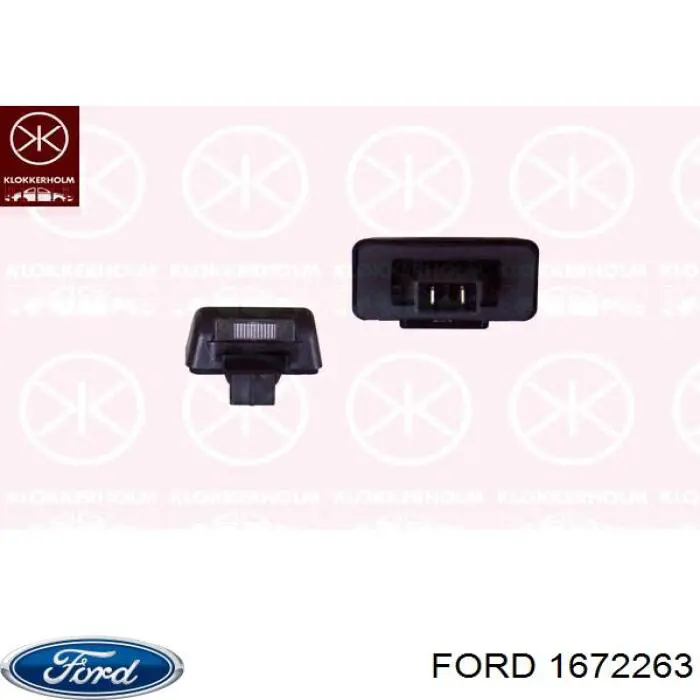 Фонарь подсветки заднего номера Ford 1033481 цена, от 4.83 USD