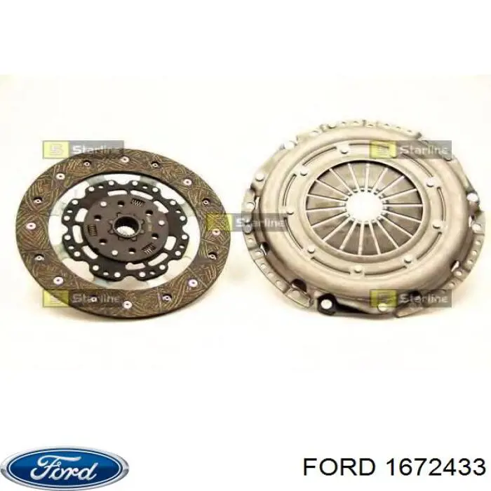 1672433 Ford kit de embraiagem (3 peças)