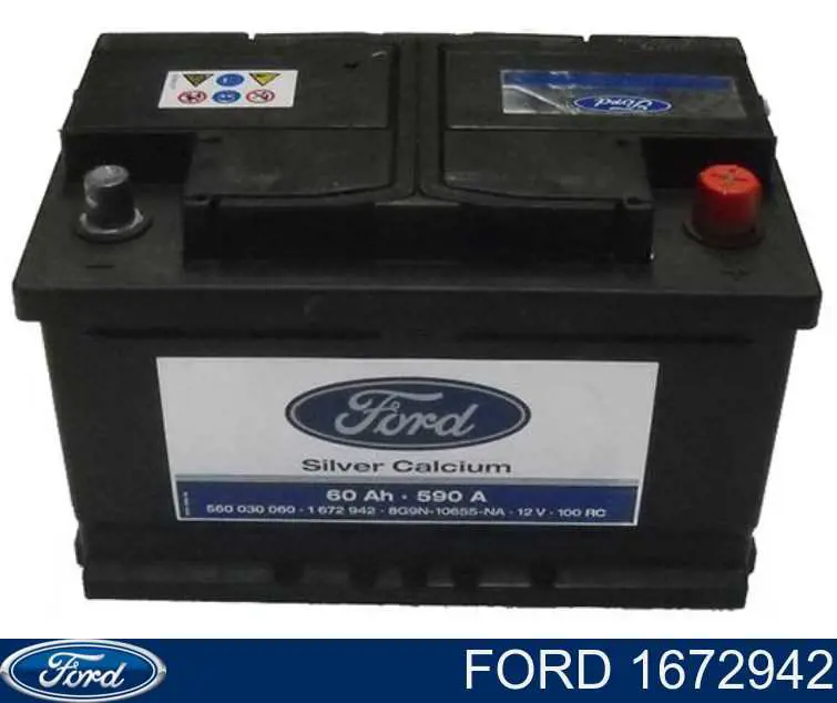 Аккумулятор Ford 1672942