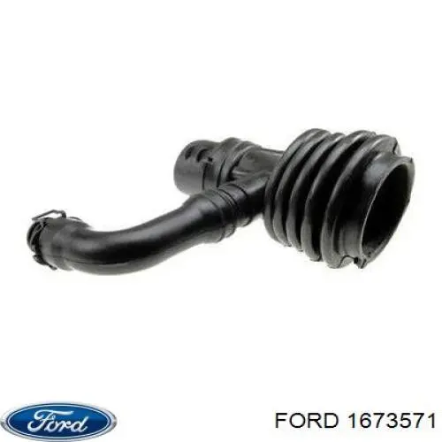 Патрубок воздушный, вход в турбину (наддув) Ford 1673571