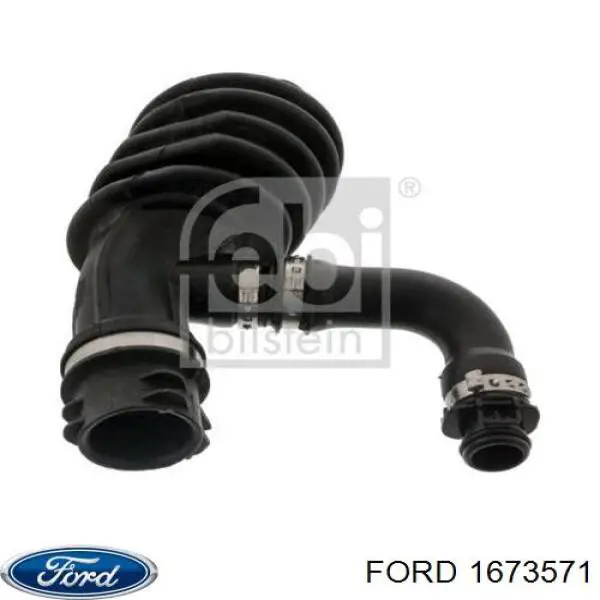 1673571 Ford Патрубок воздушный, вход в турбину (наддув)