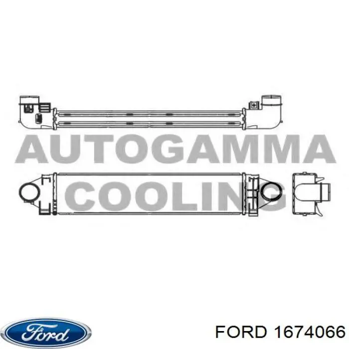 1674066 Ford интеркулер