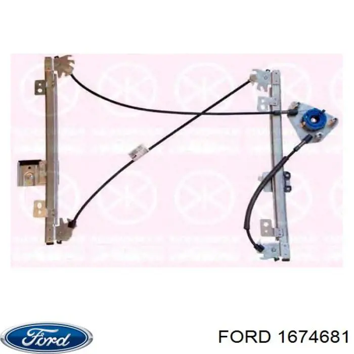 1674681 Ford механизм стеклоподъемника двери передней левой