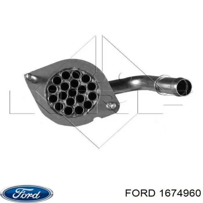 Радиатор системы EGR рециркуляции выхлопных газов Ford 1674960