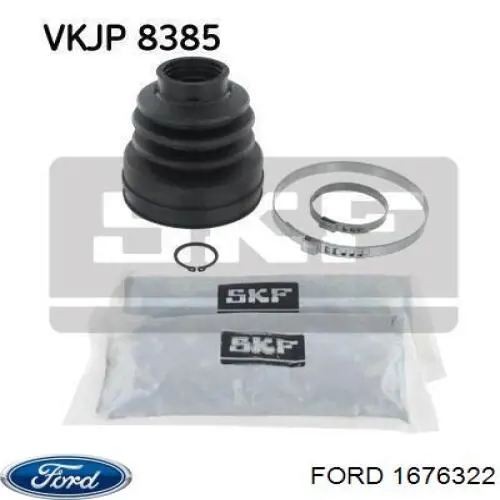 Пыльник шарнира угловых скоростей внутренний передний правый Ford 1676322 цена, от 13.09 USD