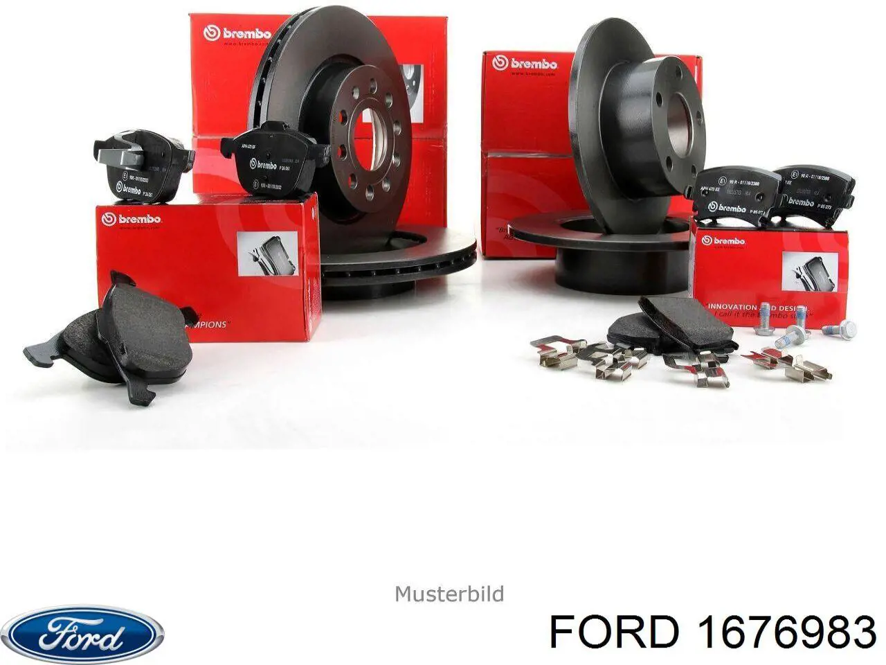 1676983 Ford Дисковый тормоз