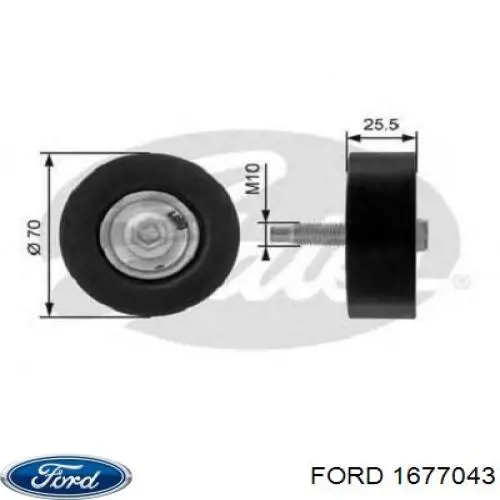 1063385 Ford Подшипник полуоси переднего моста