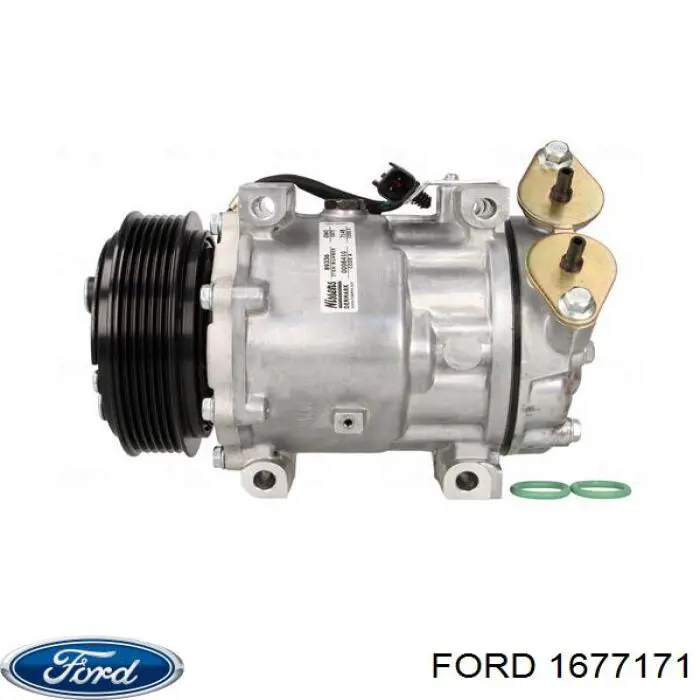 Компрессор кондиционера 1677171 Ford