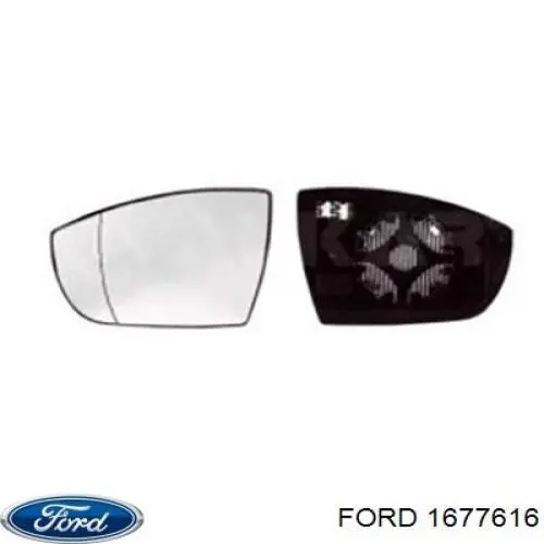 1677616 Ford emblema de tampa de porta-malas (emblema de firma)