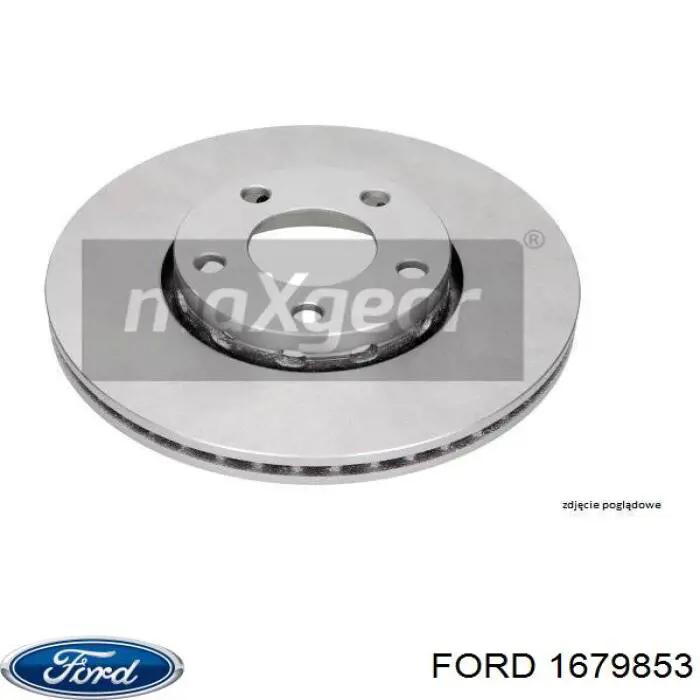 1679853 Ford Диск тормозной передний