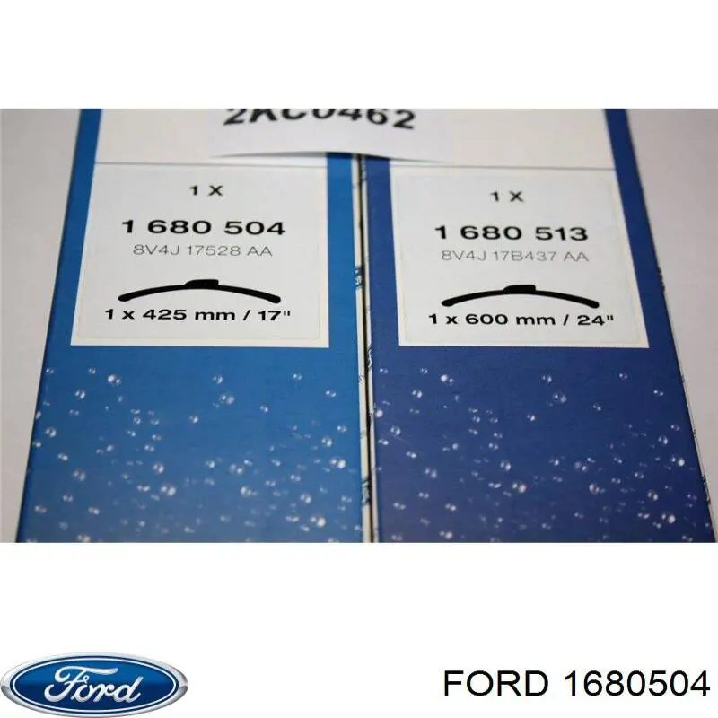 Купить 1680504 Ford Щетка-дворник лобового стекла пассажирская