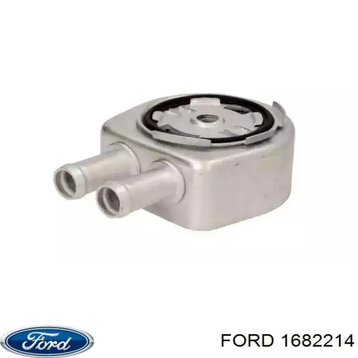 1682214 Ford радиатор масляный (холодильник, под фильтром)
