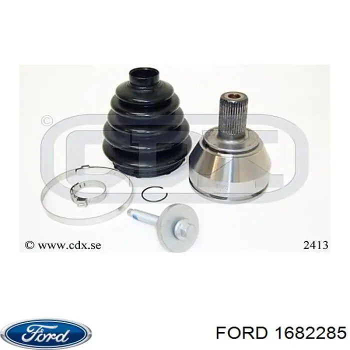 1682285 Ford Полуось передняя левая