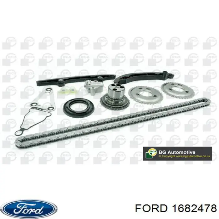 1682478 Ford engrenagem de cadeia da roda dentada de acionamento de cambota de motor