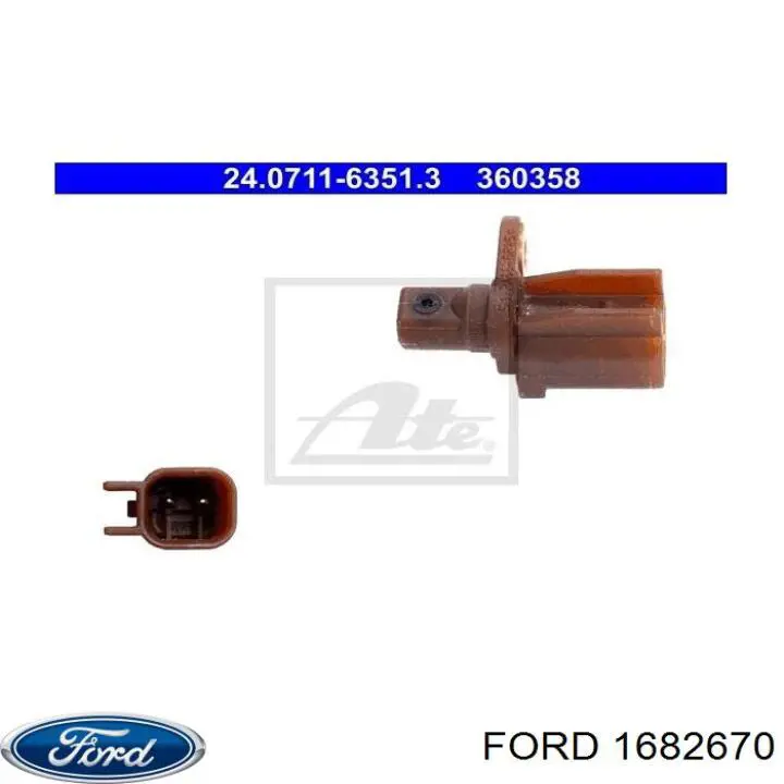 Датчик ABS задний Ford 1682670