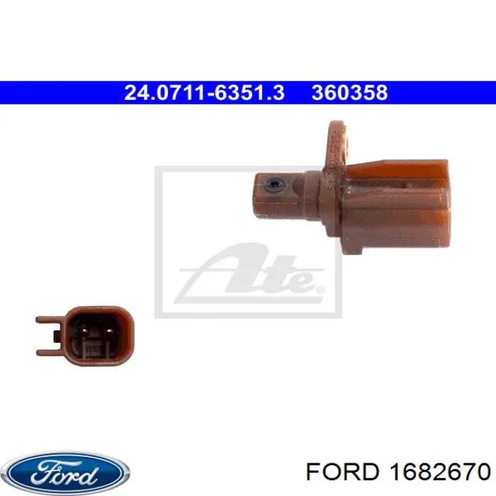 Датчик АБС задний 1682670 Ford