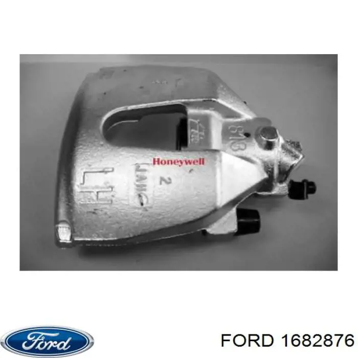 1682876 Ford suporte do freio dianteiro esquerdo