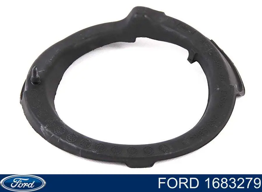 1683279 Ford espaçador (anel de borracha da mola dianteira inferior)
