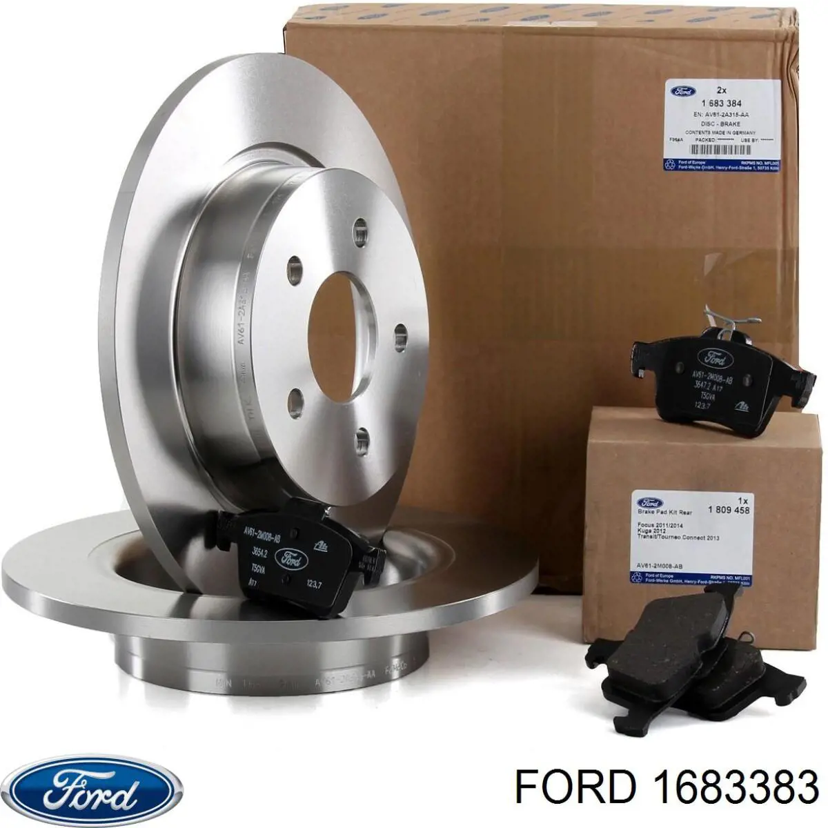 Тормозные диски 1683383 Ford