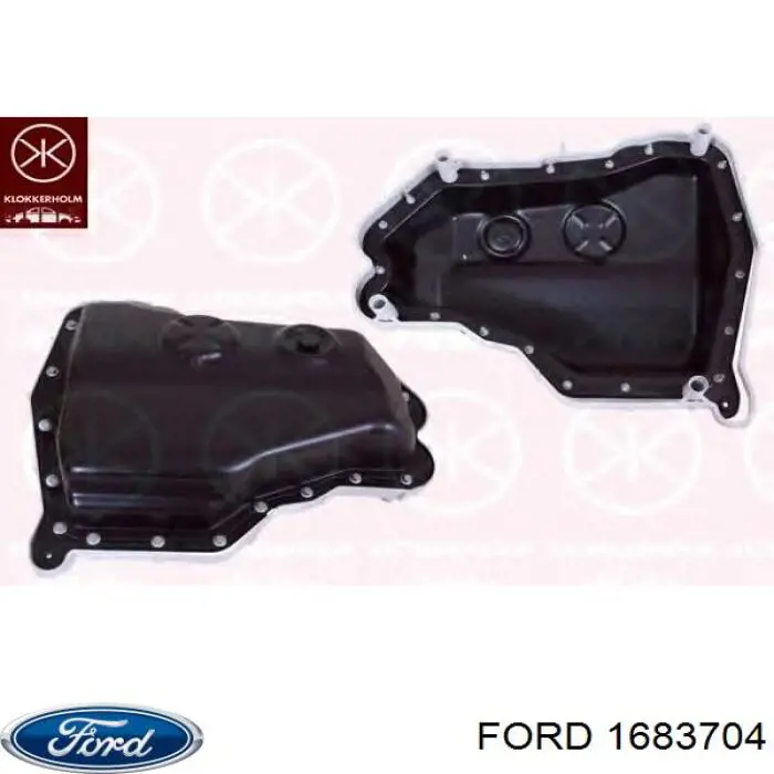 1683704 Ford panela de óleo de cárter do motor