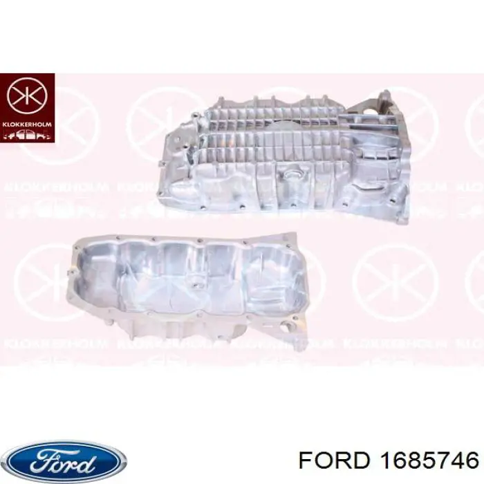1685746 Ford panela de óleo de cárter do motor