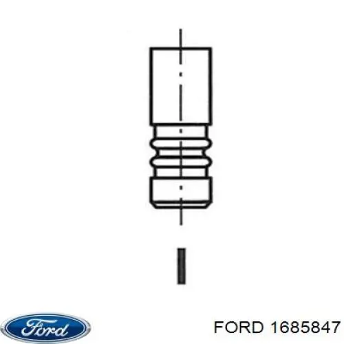 1685847 Ford клапан впускной