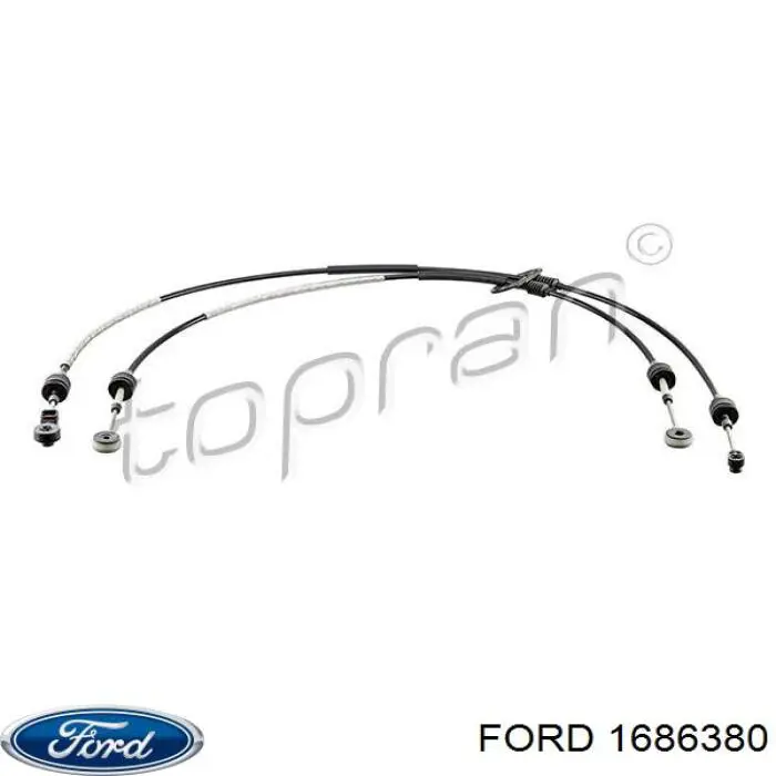 Трос переключения передач сдвоенный Ford 1686380