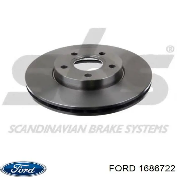 Купить 1686722 Ford Ротор тормозной