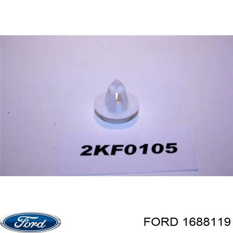 Пистон крепления переднего бампера 1688119 Ford