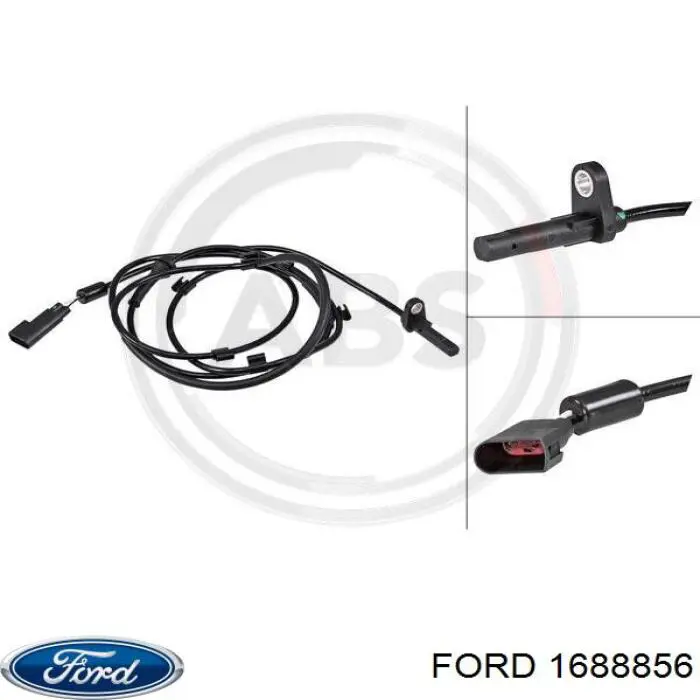 1688856 Ford sensor abs traseiro direito
