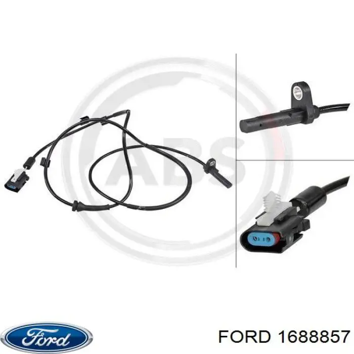 Sensor ABS traseiro esquerdo para Ford Transit (V347/8)
