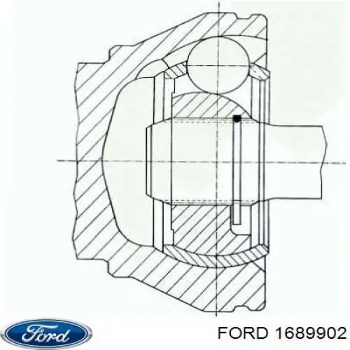 Граната колесная Ford 1689902 цена, от 24.15 USD