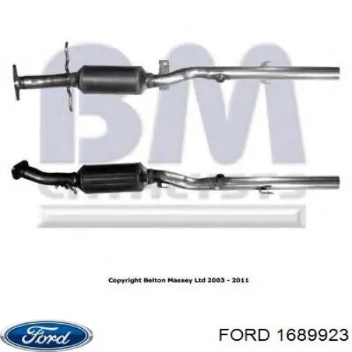 Каталитический нейтрализатор отработавших газов Ford 1689923 цена, от 167.87 USD