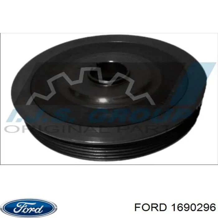 Купить 1690296 Ford Шкив-демпфер коленвала