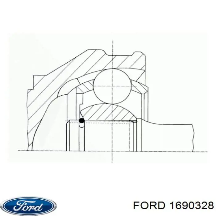 Купить 1690328 Ford Внешняя граната