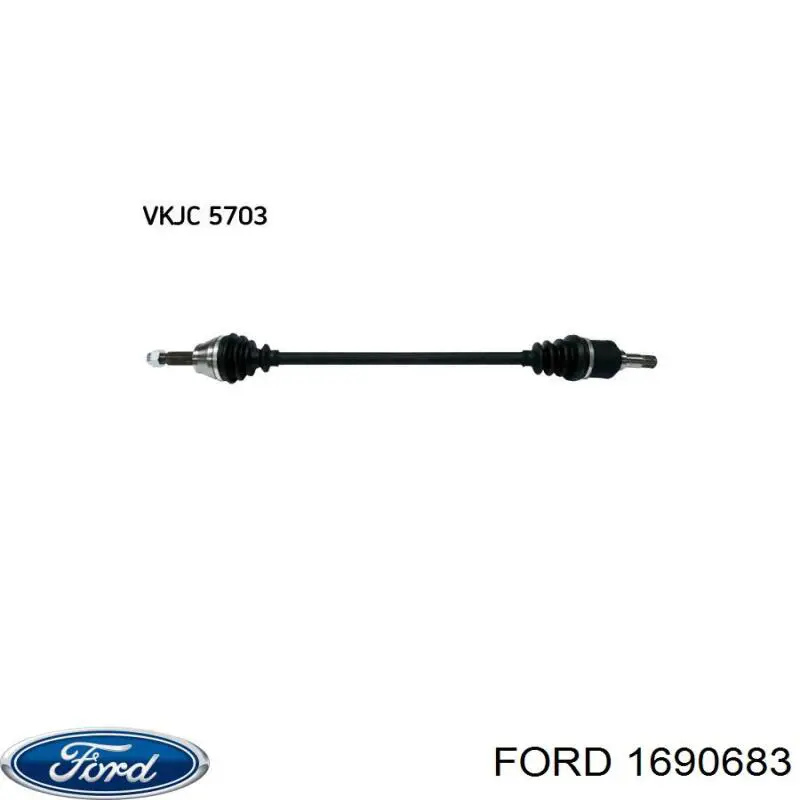 Правая полуось 1690683 Ford