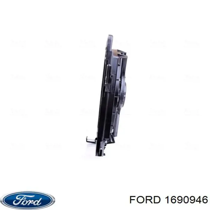 1690946 Ford ventilador elétrico de esfriamento montado (motor + roda de aletas)
