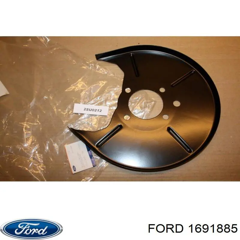 Chapa protectora contra salpicaduras, disco de freno trasero izquierdo 1691885 Ford